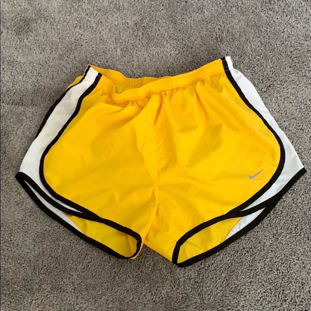 Yellow Nike Shorts